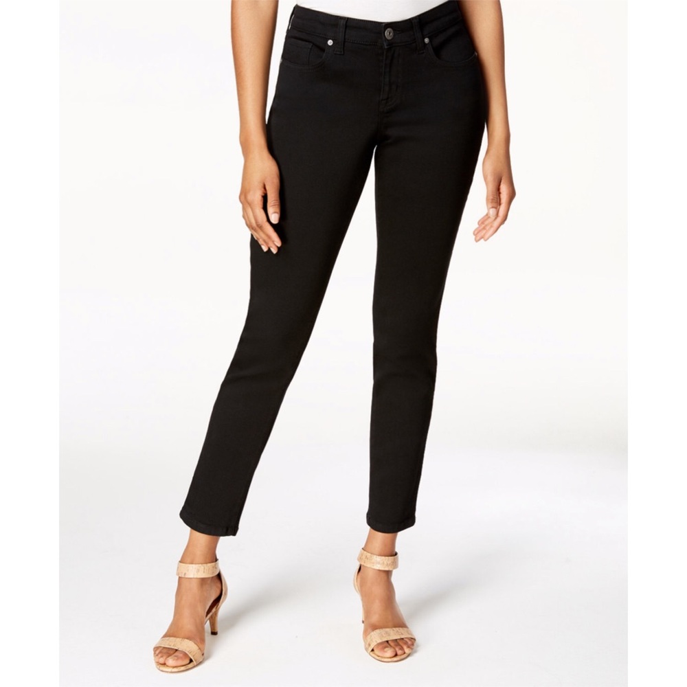 Style & Co Black Ultra Skinny Ankle Jeans Size 6P - Picture 1 of 6